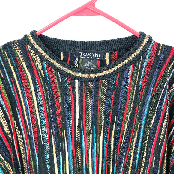 Tosani Multicolor Striped Men's Sweater - Picture 7 of 8